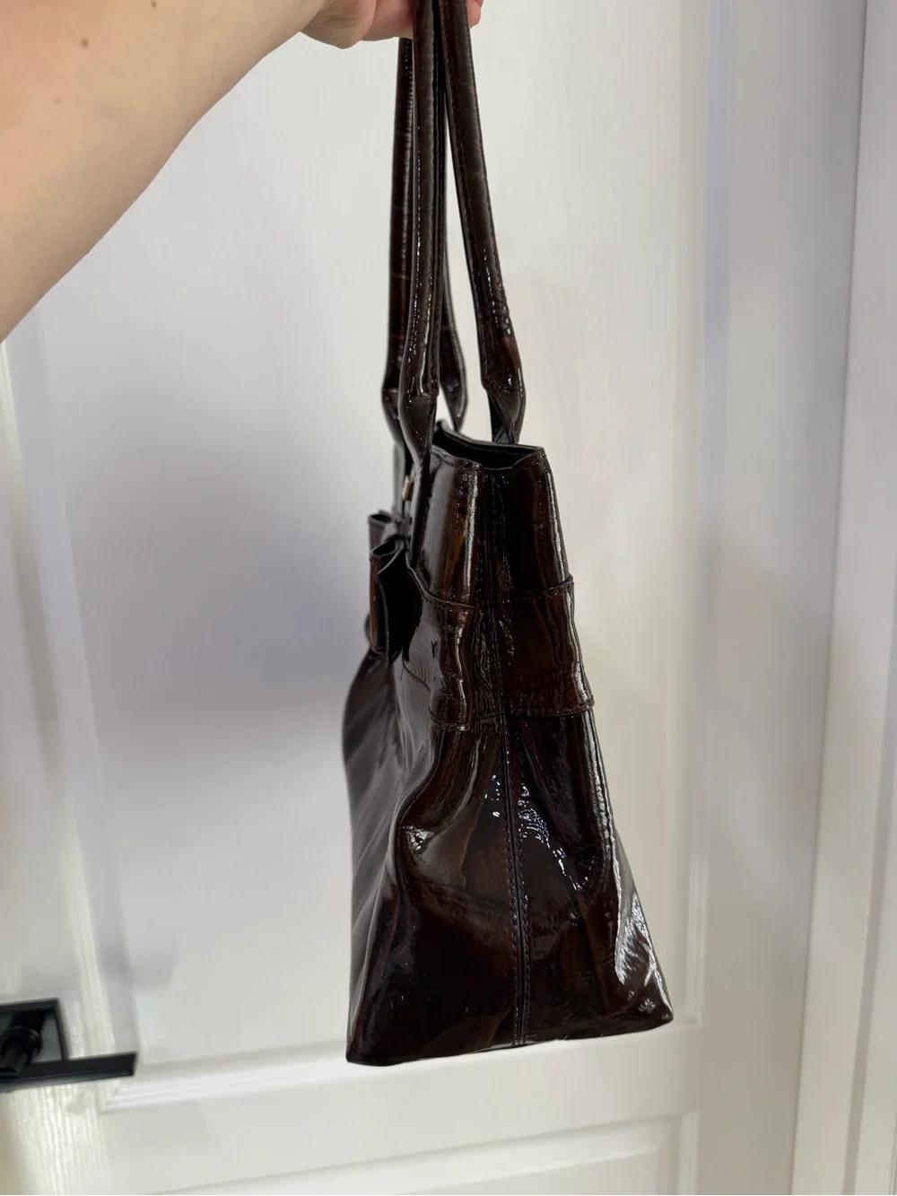 kate spade designed leather brown